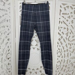 Lysse Blue Plaid Leggings